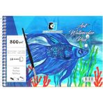 Alex Schoeller A4 Spiralli Water Color Suluboya Defteri 300 gr 12'li Ekstra Beyaz İnce Doku
