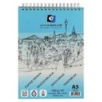 Alex Schoeller ALX-0285 A5 120 GR 40 Yaprak Spiralli Eskiz Defteri