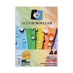 Alex Schoeller ALX-621 A4 Karışık Renk 50'li Fotokopi Kağıdı
