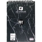 Alex Schoeller Dot Grid A5 Spiralli Resim Defteri 90 gr 60 Yaprak Siyah Renkli