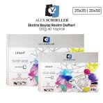 Alex Schoeller Ekstra Beyaz 120 gr 40 Yaprak Resim Defteri
