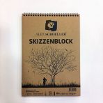 Alex Schoeller Eskiz Defteri A4 Kraft Spiralli 60Lı