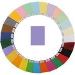 Alex Schoeller Kolej Fon Kartonu 160 gr. 50x70 cm. 100'lü Paket Mor