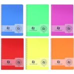 Alex Schoeller Pp Kapak Spiralli Defter 70 gr A4 140 Yp Kareli - Tek ebat - Renkli