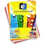 Alex Schoeller Renkli Fotokopi Kağıdı A4 80G 50 Adet Alx-621