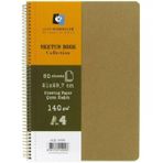 Alex Schoeller Sketchbook Kraft Sert Kapak Spiralli Eskiz Defteri A4 140 gr 50 yp