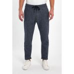 Alexander Gardi Beli Lastikli Bağcıklı Duble Paça Pantolon (E23-50902) - Lacivert - 2XL