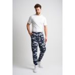 Alexander Gardi Kamuflaj Desenli Cepli Eşofman Altı (E21-72102) - 3XL - Lacivert