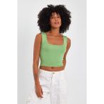 Alexander Gardi Kare Yaka Crop Atlet (A90779-S) - Standart - Mint