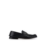 Alexander Hotto Erkek Hakiki Deri Siyah Loafer Ayakkabı 1045 69005 ERK AYK Y26 NERO