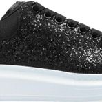 Alexander Mcqueen Black Sneakers With Logo