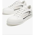 Alexander Mcqueen Skate Deck Plimsoll Leather Sneaker