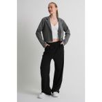 Alexandergardı Astarsız Crop Blazer Ceket - M - Koyu - Gri