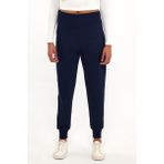 Alexandergardi B23-00165 Lacivert Beli Lastikli Yandan Cepli Tayt