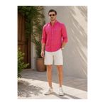 ALEXANDERGARDI Desenli Slim Fit Erkek Gömlek
