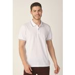 Alexandergardi E21-8103 Beyaz Regular Fit Polo Yaka Erkek T-Shirt