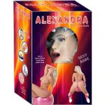 Alexandra 3 İşlevli Realistik Gerçek Şişme Manken bebek
