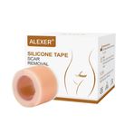 Alexer Soft Silikon Bant Yara İzi Yanık Sezaryen Dikiş İzi Keloid Ameliyat İzi Giderici 4cm x 1,5m