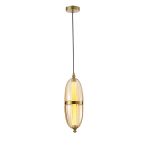 Aleya 6 Watt 3000K Ledli Bal Camlı Tekli Sarkıt Led Avize