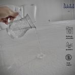 Alez Dünyası Sıvı Geçirmez Havlu Pamuklu Alez - 180 x 200 cm - Beyaz