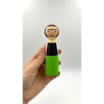 Alf Wood Frida Tarzı El Yapımı Ahşap Peg Bebek Dekoratif Figur