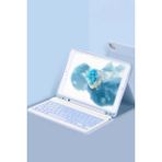 ALFA AKSESUAR 03 Newface Apple iPad Pro 11 (2022) Kılıf KC01 Smart Klavyeli Tablet Kılıfı - Mavi