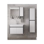 Alfa Banyo Estella 80+35 cm Mdf Aynalı Boy Dolaplı Banyo Dolabı Takımı