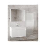 Alfa Banyo Estella Ea-Beyaz-65 Cm Mdf-Seramik Lavabolu Banyo Dolabı Takımı