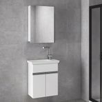 Alfa Banyo Minico Ebeveyn-B 50 X 32 Cm Ayna Dolapli Mdf Banyo Dolabi Takimi
