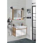 Alfa Banyo Seren-b-ea 80 Cm Seramik Lavabolu Banyo Dolabı Takımı Beyaz