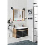 Alfa Banyo Seren-s-ea 80 Cm Seramik Lavabolu Banyo Dolabı Takımı Siyah