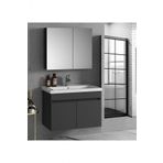 Alfa Banyo Viola Antrasit 65 CM Banyo Dolabı Takımı