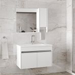 Alfa Banyo Visente-Oa 80 cm Banyo Dolabı Takımı