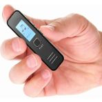 Alfa Dijital Mini Ekranlı 32GB Ses Kayıt Cihazı Mp3 Çalar Ders Kaydı Röportaj Kaydı Dinleme1 Cihazı - Siyah