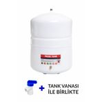 Alfa Dükkan 8 Litre Çelik Su Arıtma Tankı 2.2 gallon metal arıtma tankı