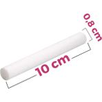 Alfa Gift Hava Nemlendirici Yedek Filtre 10 Adet – Pamuklu Çubuk H2O Humidifier Uyumlu Model Buhar Filtre Süngeri - Beyaz