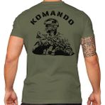 Alfa Giyim Alfa Komando Asker Baskılı Tişört - 3XL - Kum