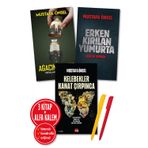 Alfa Kalem + Mustafa Önsel 3 Kitap(Kelebekler Kanat Çırpınca + Erken Kırılan Yumurta + Ağacın Kurdu)-Yeni