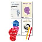 Alfa Kalem + Şafak Nakajima 4 Kitap Aklın Kutsal + Ölümün İzinde + Benlik Aynasına Bak + Endişesiz İlaçsız