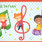 Alfa Küçük A5 Boy 30 Yaprak Müzik Defter