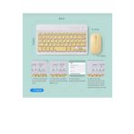Alfa MEC Apple Ipad Air 2 9.7 Uyumlu Kablosuz Bluetooth Klavye+mouse Set