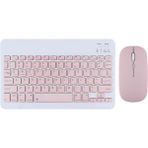 Alfa MEC Apple iPad Air 2 9.7 Uyumlu Pembe Kablosuz Bluetooth Klavye-Mouse