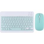 Alfa MEC Apple Ipad Air 4/5. Nesil 10.9 Uyumlu Kablosuz Bluetooth Klavye+Mouse Set - Mavi
