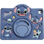 Alfa MEC Huawei Matepad T10 / T10S 10.1 Inç Uyumlu Stitch Standlı Çocuklara Özel Sevimli Karakterli Kılıf - Mavi Stitch