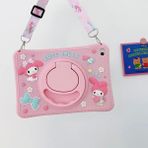 Alfa MEC Ipad Pro 11 2020 2021 2022 2/3/4. Nesil Kılıf Cute Dolls Standlı Çocuklar Için Karakterli Eğlenceli - Pembe