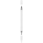 Alfa MEC Samsung Galaxy Tab A9+Plus X210 X215 X217 Uyumlu Dokunmatik 2 In 1 Kalem S Pen Stylus - Beyaz