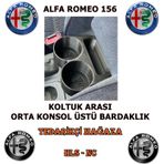 Alfa Romeo 156 Mk1 Koltuk Arası Orta Konsol Üstü Bardaklık Tek Parça 1