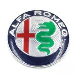 ALFA ROMEO BAGAJ KAPUT LOGO 74 MM 1 ADET AMBLEM LACİVERT-YEŞİL