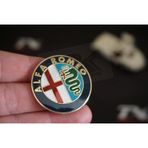 Alfa Romeo Direksiyon Göbeği Logo 40Mm siyah