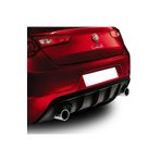 Alfa Romeo Giulietta Uyumlu Arka Tampon Eki - Difüzör Plastik